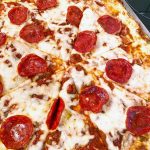 Healthy Low Carb Cauliflower Pizza Crust Pepperoni Pizza