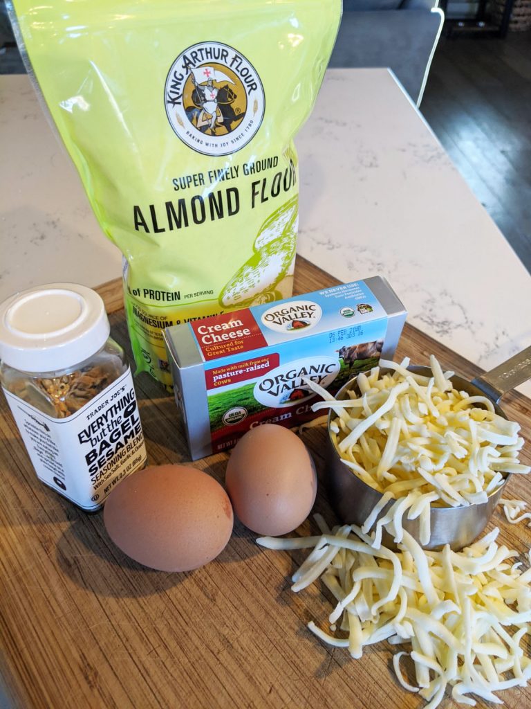 Keto Everything Bagels recipe ingredients