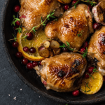 Roasted Cranberry Chicken with Rosemary