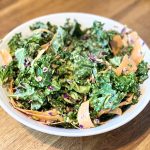 Kale and Cabbage Salad with Nutritional Yeast Dressing